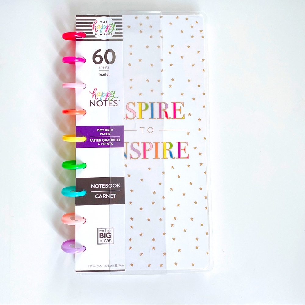 Aspire to inspire Skinny classic happy planner